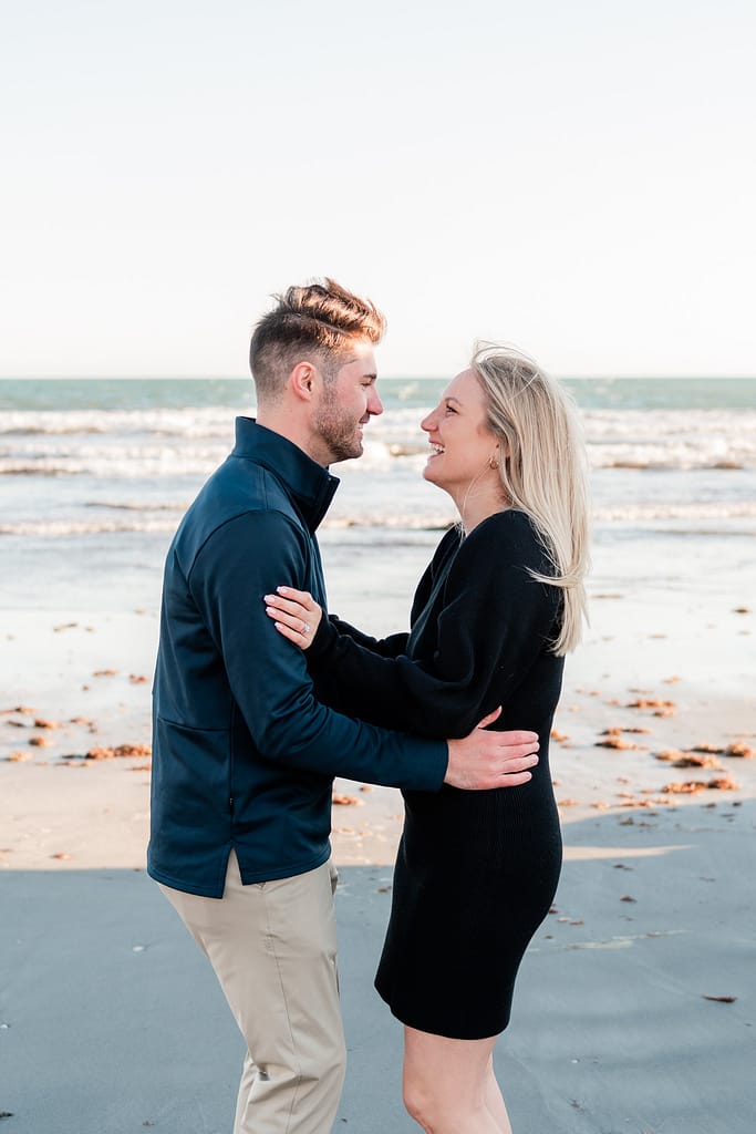 Spring Proposal on the Beach Front | Kyle + Madison