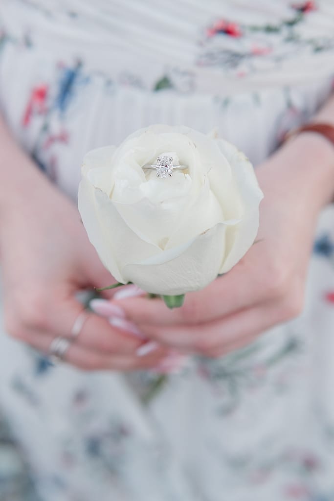 brilliant earth engagement ring in rose