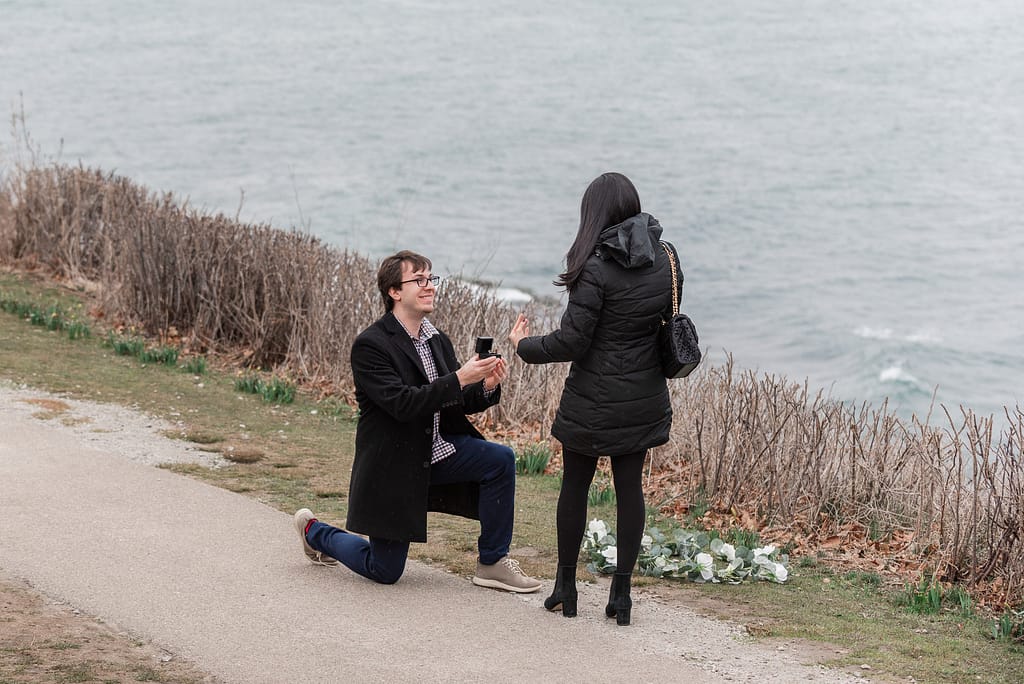 cliff walk proposal at forty steps
