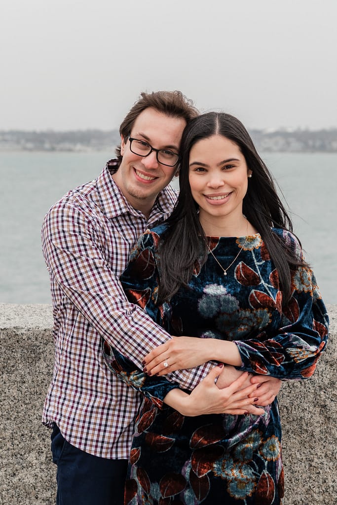 Cliff Walk Proposal at Forty Steps | Mike + Victoria